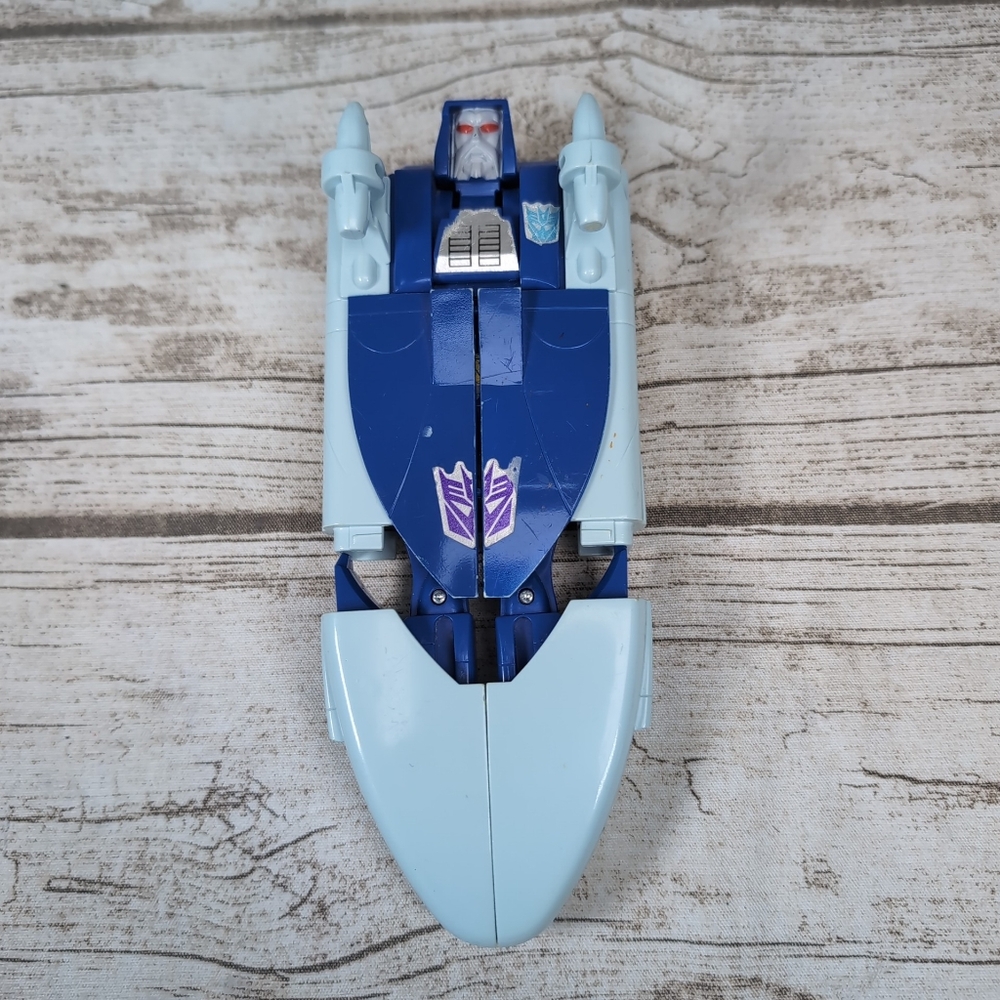 Vintage Transformers Decepticon Scourge Jet Boat 1986 Hasbro Original